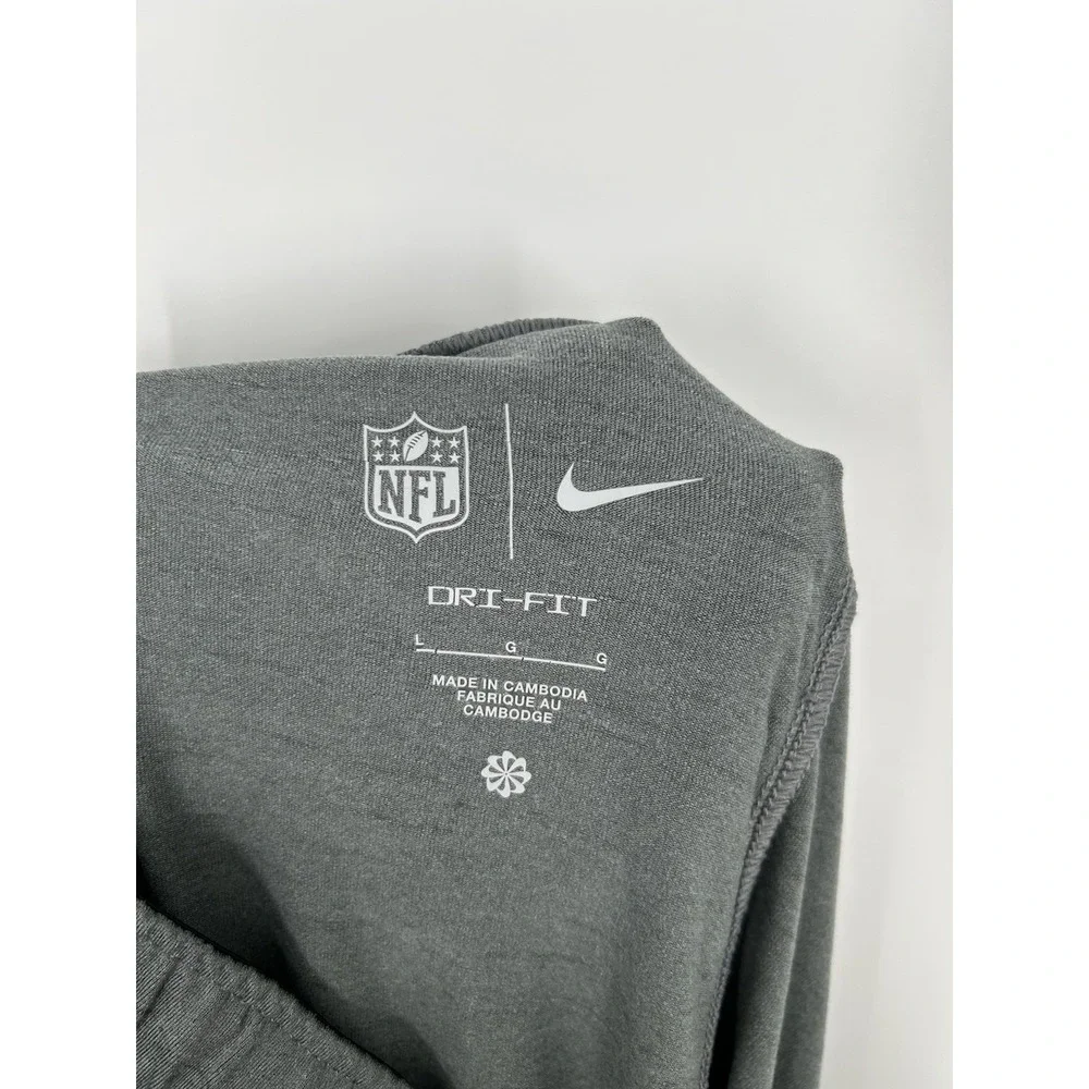 New‎ York Jets Nike Dri Fit On Field Joggers Sweatpants Tapered Grey Mens Large